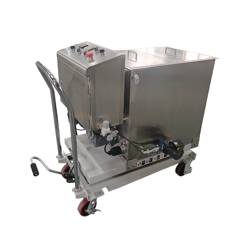 Máquina de pulverización móvil de chocolate Máquina de pulverización móvil de chocolate