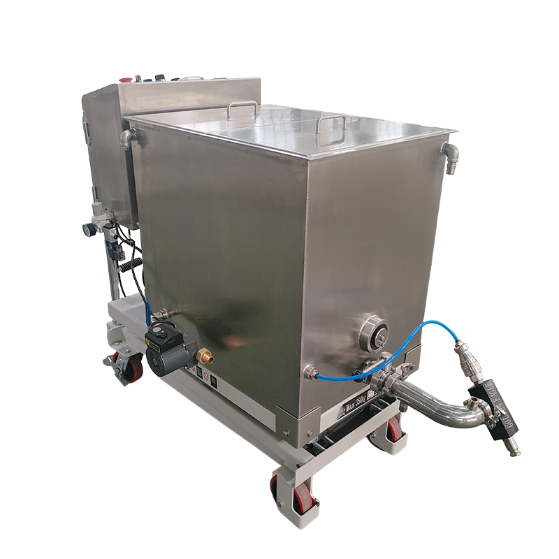 Máquina de pulverización móvil de chocolate