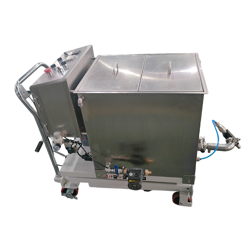 Máquina de pulverización móvil de chocolate